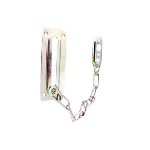 Stainless Steel <b>Door</b> Chain With Lock <b>Plate</b> Nickel Plated Anti-Theft Security Bolt For <b>Doors</b> And Windows - Product Image 4