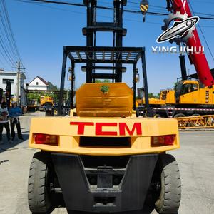 Chariot élévateur TCM FD70Z8 7 tonnes, chariot élévateur d'occasion, Japon, 6 tonnes, moteur Isuzu 6BG1, machine d'occasion, chariot élévateur à essence, 4500 mm, 7000 kg - Product Image 4