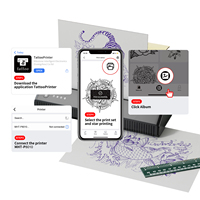 Mesin stensil Transfer tato versi baru, Kit Printer tato termal