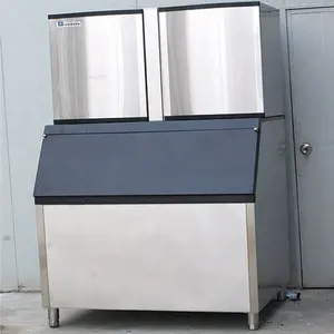 1000KG Venta caliente gran capacidad cubo de hielo máquina de fabricación de hecho en Guangzhou