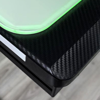 Table de jeu à double moteur avec design moderne, fournie par le fabricant, avec plusieurs accessoires en option