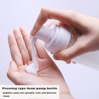 Flacon pompe à mousse personnalisé pour nettoyant moussant 100ml 150ml 200ml, flacon pompe bleu pour lavage des mains, distributeur de savon liquide