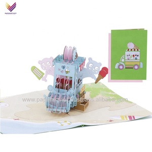 Thiệp giấy thủ công Việt Nam, kiểu bật lên, dùng trang trí ngày lễ, quà tặng, chất lượng cao, giá rẻ. - Product Image 4