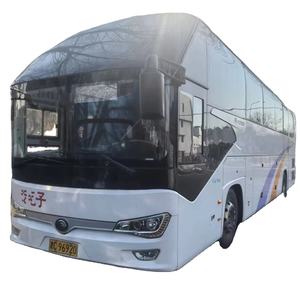 Luxe Gebruikte Touringcarbus Te Koop 50 Zitplaatsen Lhd Manual Euro 3 Touringcarbus Zk6128 Met Dieselmotor - Product Image 1