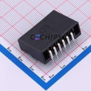 DL3810-6AWM Automotive Connector Bent Lead Through Hole,P=3.81mm Connector Automotive Connector Socket 6P 3.81mm 1 - Product Image 2