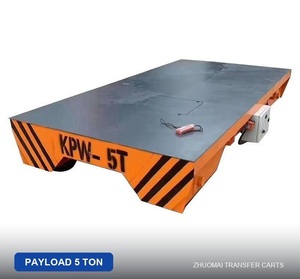 <span class=keywords><strong>Chariot</strong></span> de transfert électrique à plateau plat de 3 tonnes, <span class=keywords><strong>chariot</strong></span> de transport robuste pour la manutention de matériaux, plateforme de transport directionnable pour atelier - Product Image 2