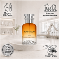 Parfum Chaud Ambré Personnalisé OEM Marque Privée 200 pièces Faible MOQ EDP 50ml