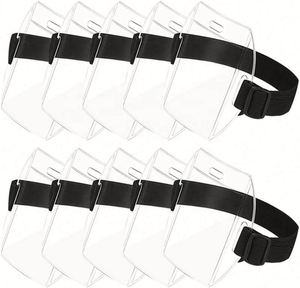 Porte-badge personnalisé avec logo pour badge transparent avec anneau à crochet et mécanisme de fixation pour porte-badge en plastique transparent - Product Image 4