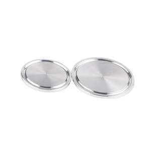 Edelstahl SS304/SS316L Polierter Vakuum flansch mit 1/2 "-4" Bolzen loch durchmesser und 1 Loch - Product Image 3