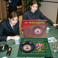 Fabricant chinois Jeu de casino 10 pouces Groupes de platine vinyle Ensemble de jeux de roue de roulette russe
