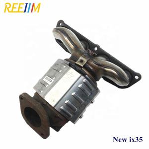 OEM прямой покрой коллектор каталитический конвертор для Hyundai IX35 Sonata Евро <span class=keywords><strong>3</strong></span> евро 4 выбросов - Product Image 3