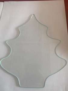 Plato de fruta de cristal hecho a mano patrón tradicional árbol de Navidad plato de salsa plato de decoración <span class=keywords><strong>del</strong></span> hogar - Product Image 5