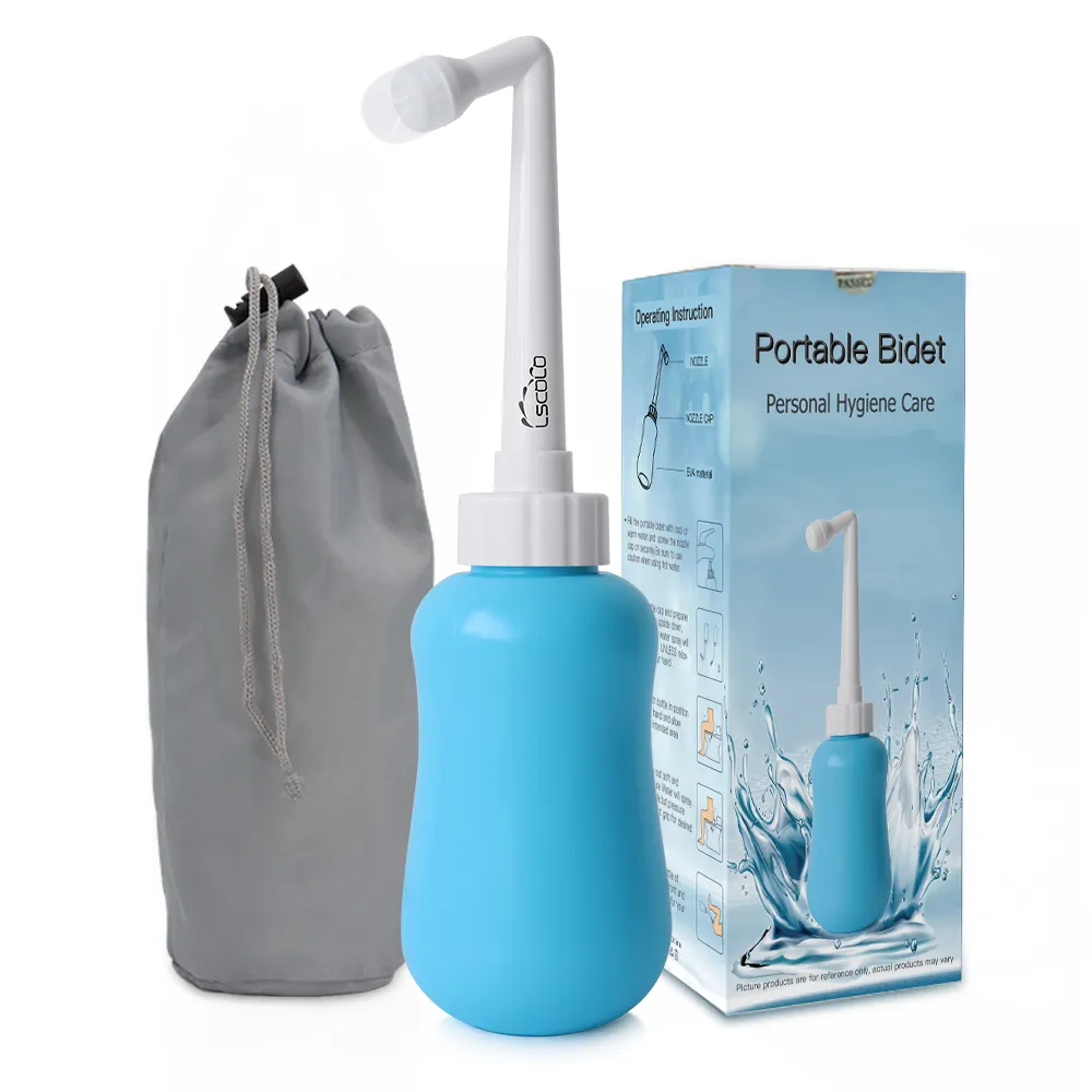 Bottiglia Peri portatile da viaggio Bidet/bottiglia Peri per cura perineale Postpartum-trattamento emmoroide, Bidet portatile per lacrime di nascita