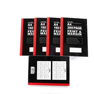 Cahier d'exercices scolaire personnalisé en gros pour étudiants, format A5 A4, pages intérieures à grille horizontale - Product Image 3