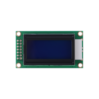 YZY Harga Terbaik Panel Layar 8-bit 14 Pin Led Lampu Latar Putih 5V 3.3V 8*2 STN Antarmuka Paralel Negatif 300 Kecerahan Biru Lcd