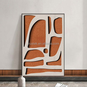 中国風大型デジタルプリントクリスタル＆アルミ合金装飾絵画インテリアホームデコレーション用ウォールアート - Product Image 2