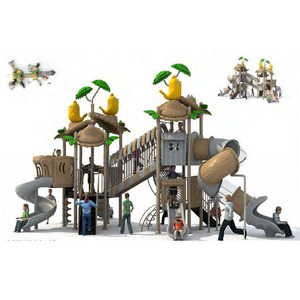 Grand toboggan combiné extérieur Toboggan pour la maternelle Parc communautaire Équipement d'amusement Paradis pour enfants - Product Image 6