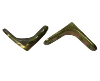 Table et chaise d'angle 90 degrés à angle droit Fixateur de quincaillerie d'ameublement Support de type L Couleur Zinc Angle Iron Connector
