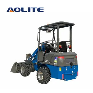 AOLITE 606 Small Articulated Pure Electric Loader Small Shovel Loader Elektrische Minilader For Farm Work