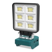 Lampe de travail Makita transfrontalière, rechargeable pour l'extérieur, pêche nocturne, camping, multifonctionnelle, ultra-lumineuse