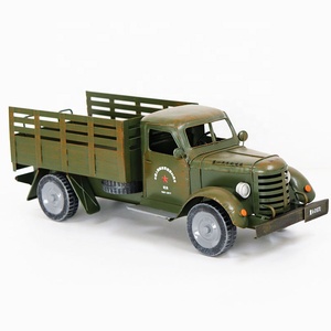 TM810 Retro Tin Car Liberation Truck Model Decoración Vintage Nostálgico Clásico Metal Crafts Home Bar Loft Decor - Product Image 2