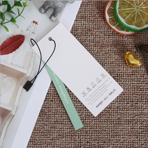 Dp152 Chất Lượng Cao Tùy Chỉnh Giấy Treo <span class=keywords><strong>Tag</strong></span> Thiết Kế Mới Hình Chữ Nhật Bó Nhãn Hiệu Riêng Sinh Thái Thân Thiện Treo Thẻ Cho Bán - Product Image 4