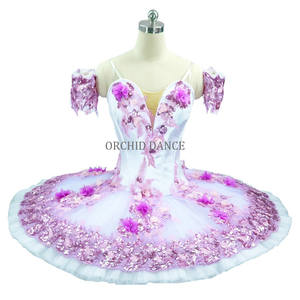 Profesional de alta calidad 12 capas tamaño personalizado Color personalizado mujeres niñas rendimiento desgaste <span class=keywords><strong>Lila</strong></span> Ballet tutú disfraces - Product Image 3
