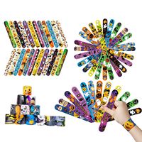 Bracelets claquant classiques EDWINENE pour Halloween, 48 bracelets à pression pour enfants, idéaux pour les sacs de fête