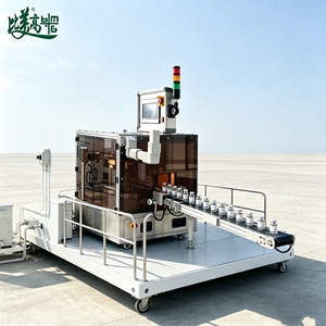 Système d'inspection visuelle des flacons pour la détection de bris, de contamination, du niveau de remplissage, des rayures et des étiquettes avec vision <span class=keywords><strong>à</strong></span> 360° °   Couverture complète multi-caméras - Product Image 1