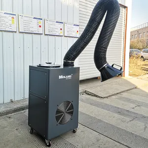 Промышленный Портативный пылесборник кВт, мобильный сварочный дымовой экстрактор