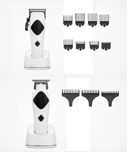 ปัตตาเลี่ยนตัดผมไร้สายมืออาชีพ มอเตอร์เวกเตอร์ ใบมีดเคลือบ DLC แบตเตอรี่ลิเธียมไอออน 2000mAh สีทอง - Product Image 6