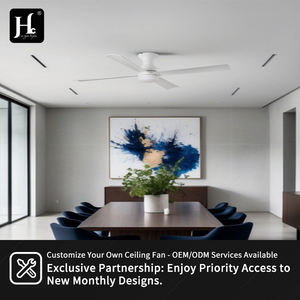 52inch Electric DC Motor Solid Wood 5-Speed <b>Remote</b> <b>Control</b> LED <b>Ceiling</b> <b>Fan</b> <b>with</b> <b>Light</b> for Household Use - Product Image 6