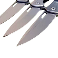 Couteau pliant de camping de poche DIY pour l'extérieur, lame en acier inoxydable D2 de 3,23 pouces, épaisseur de 3 mm, manche en acier inoxydable G10