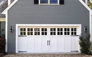 Decorative Metal <strong>Garage</strong> Door Hardware Screw in House Accents Dummy <strong>Hinges</strong> Handles Black Steel Barn <strong>Gate</strong> <strong>Garage</strong> Decor - Product Image 5