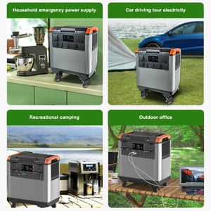 เครื่องกำเนิดไฟฟ้าพลังงานแสงอาทิตย์ BIGINVERTER T40 4000W 4000Wh พร้อมแผงโซลาร์เซลล์แบบพกพา 2x400W 120/240v 4000W AC Output - Product Image 2