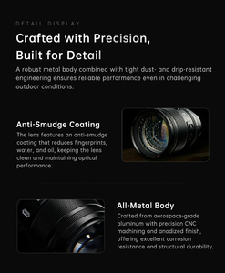 7ช่างฝีมือ AF 135มม. F1.8สูงสุดเลนส์โฟกัสอัตโนมัติเต็มเฟรมสำหรับ SONY E / Nikon z/l mount เลนส์ถ่ายภาพบุคคลกล้องมิเรอร์เลส - Product Image 5
