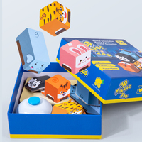 Rompecabezas espacial divertido para niños, espejo educativo preescolar, rompecabezas lógicos de papel, trucos de magia mental, rompecabezas