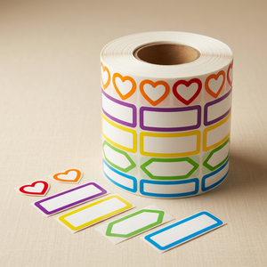 Etiquetas de Nombre Personalizadas Impermeables <span class=keywords><strong>para</strong></span> Niños, Etiquetas Escolares Minimalistas Beige, Etiquetas de Vinilo Aptas <span class=keywords><strong>para</strong></span> Lavavajillas <span class=keywords><strong>para</strong></span> Guardería - Product Image 1