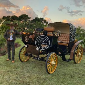 Fabricant de calèches de tourisme, calèche de luxe de style nouveau, calèche citrouille Cendrillon pour mariage - Product Image 1