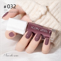 KUDAN – Vernis à ongles pelable à l'eau, 10 ml, flacon carré, 40 couleurs, longue tenue, pigment riche, marque privée, fournisseur pour distributeurs de produits de beauté