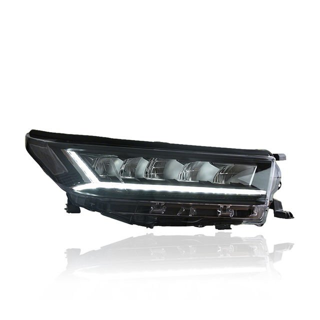 For 2018-2021 Toyota Highlander Headlight Assembly, Upgrade Quad LED Projector Lens with DRL & Sequential Turn Signal