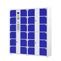 Armoire de rangement électronique à codes-barres multi-taille clé code colis distributeur automatique livraison casier intelligent avec support