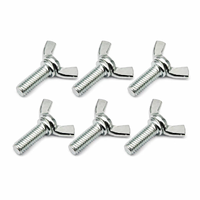 Vis à aile à verrouillage rotatif en acier inoxydable 304 DIN 316 pour le montage de serre-câbles et l'assemblage de panneaux de présentoirs