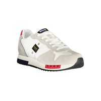 Chaussures de sport respirantes de style basket-ball bleues et blanches pour hommes, taille 45