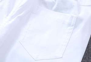 กางเกงขายาวเด็กผู้หญิง ผ้าคุณภาพดีที่สุดสำหรับกางเกงเด็กผู้หญิง  กางเกงนักเรียนสีขาวล้วน มีกระเป๋า - Product Image 6