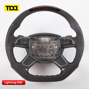 Volante Deportivo TDD de Fibra de Carbono con LED para Audi A3 A4 A5 S3 S4 RS3 RS4 B8 B9 8V 8W Personalizado - Product Image 4
