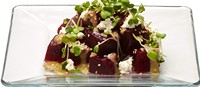 Service de table en verre 12 pièces, pour 4 personnes. Assiette de remplacement en verre pour micro-ondes.