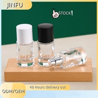 Botol Semprot Parfum Silinder Kaca Tebal Grosir 15ml, Sablon, Ukuran Perjalanan, Atomizer Kosong, Botol Sampel Parfum