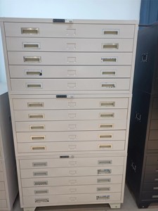 Metal Map Cabinet 5 <b>Drawers</b> Lockable <b>Office</b> Filing Steel A0 A1 Paper File Drawing Storage Cabinet <b>Unit</b> Commercial Furniture - Product Image 4