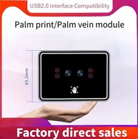 Módulo de Reconocimiento de Venas de la Palma de la Mano con Binoculares, USB 1080P 850nm 100 FOV, Escáner Biométrico Seguro para Control de Acceso y Sistemas de Asistencia